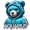 Aquarius zodiac bear
