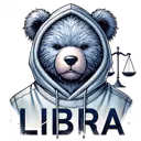 Libra zodiac bear