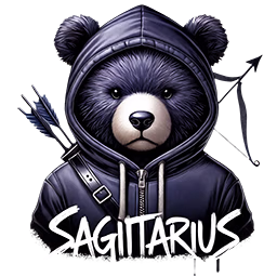 Sagittarius zodiac bear