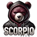 Scorpio zodiac bear