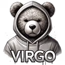 Virgo zodiac bear